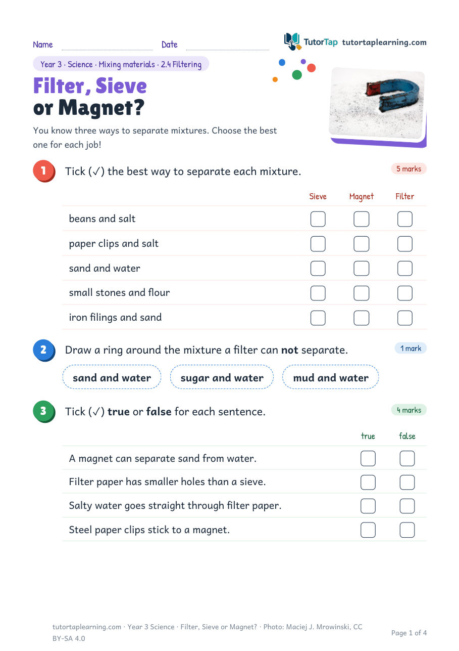 First page of Filter, Sieve or Magnet?