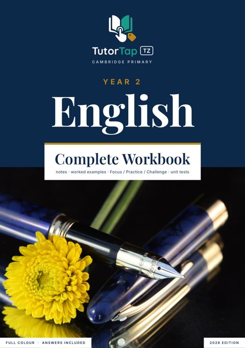 Cover of the TutorTap Year 2 complete workbook
